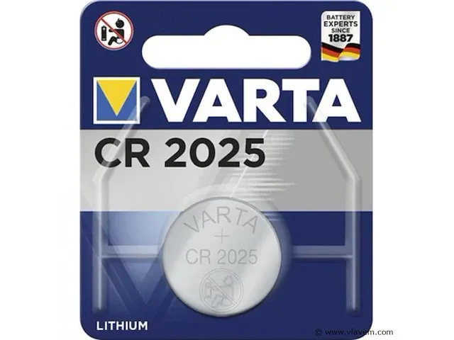 Varta knoopcel cr2025 50 verpakkingen - afbeelding 1 van  1