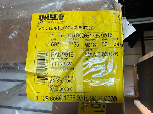 Vasco carré bad cb radiator - afbeelding 3 van  4