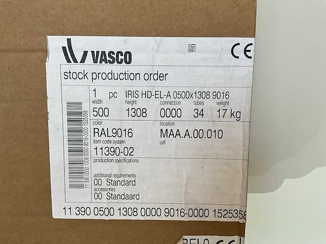 Vasco iris hd-el elektrische radiator - afbeelding 8 van  9