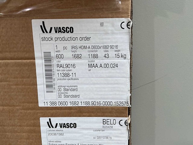 Vasco iris hdm-a handdoekradiator - afbeelding 3 van  5