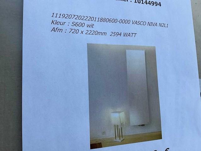 Vasco niva n2l1 radiator - afbeelding 2 van  3