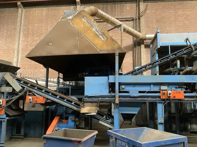 Vaste installatie industriële metaal- shredder en sorteerden - afbeelding 34 van  43
