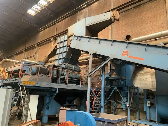 Vaste installatie industriële metaal- shredder en sorteerden - afbeelding 43 van  43