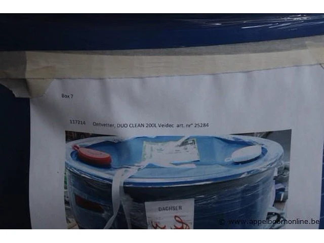 Vat ontvetter duo clean 200l veidec - afbeelding 2 van  2