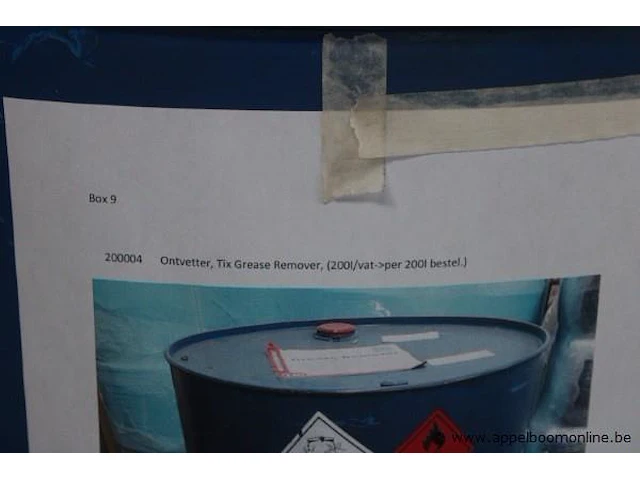 Vat ontvetter tix grease remover, 200l - afbeelding 2 van  2