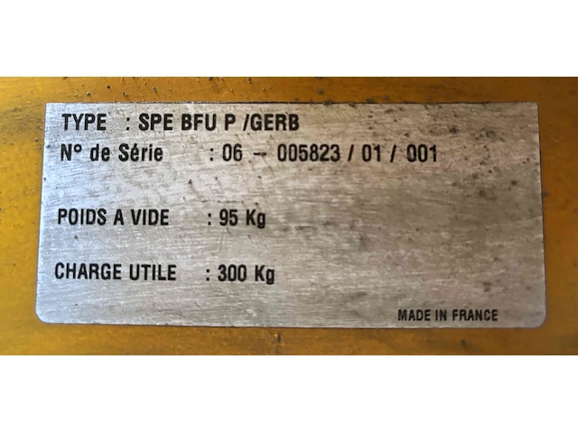 Vatenkantelaar 300kg - afbeelding 3 van  4
