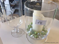 Vazen glas 2stuks - afbeelding 2 van  2