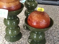 Vazen met bolkaarsen - afbeelding 2 van  2