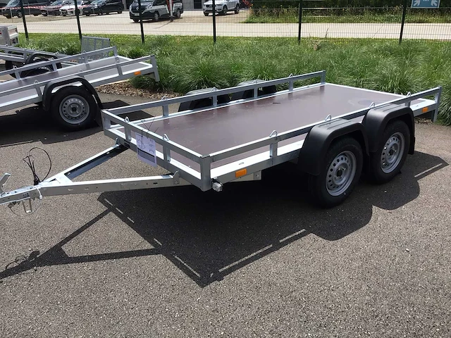 Vdm flatbed auto aanhangwagen - afbeelding 2 van  4