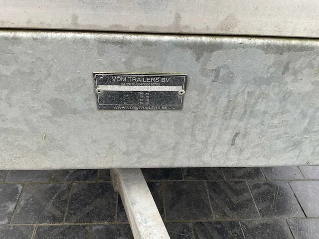 Vdm trailers kipper-aanhangwagen - afbeelding 8 van  8
