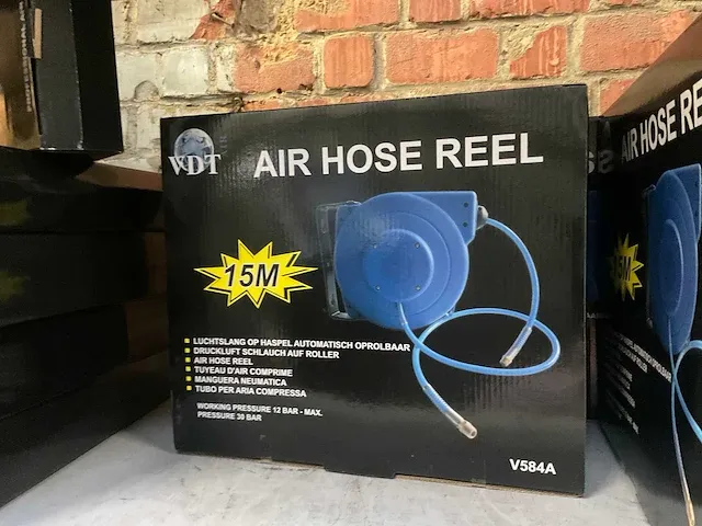 Vdt air v584a luchtslanghaspel (2x) - afbeelding 2 van  4