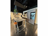 Veda dark oak fineer - kitchen arrangement