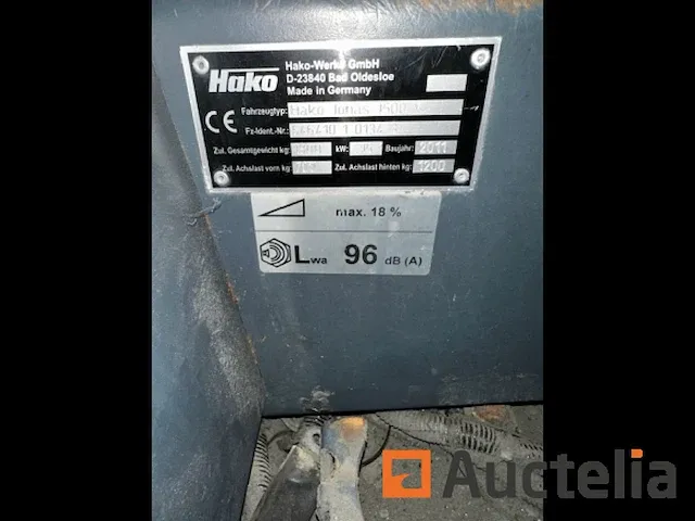 Veegmachine hako jonas 1500 v - afbeelding 9 van  10