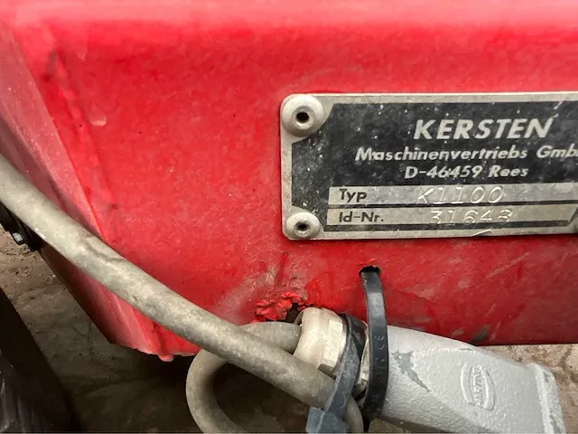 Veegmachine kersten k1100 en onkruidbrander - afbeelding 7 van  9