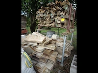 Veel verschillende planken, wiggen, houten planken - afbeelding 6 van  9