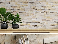 Veelike baksteeneffect behang 40 cm x 900 cm, 2 stuks - afbeelding 1 van  4