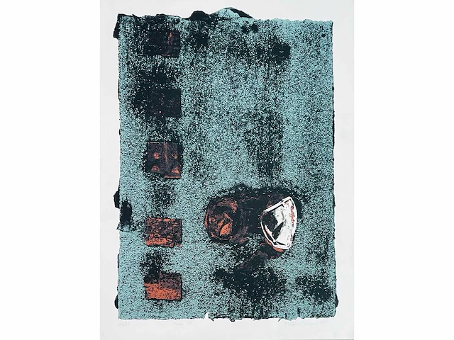 Veerle dupont - kaai 88 - kleurenlithografie - afbeelding 1 van  7