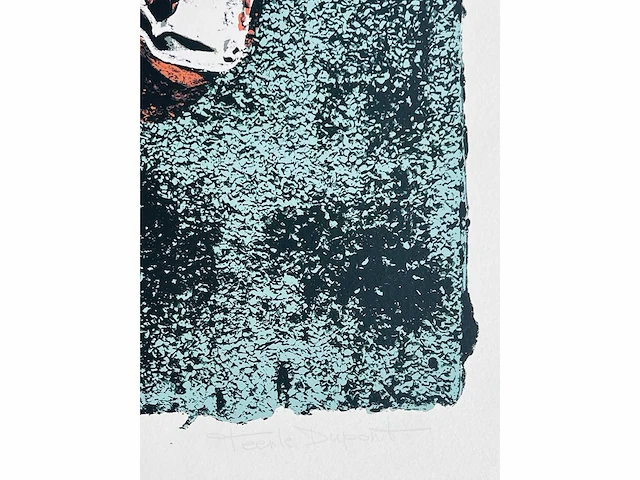 Veerle dupont - kaai 88 - kleurenlithografie - afbeelding 2 van  7