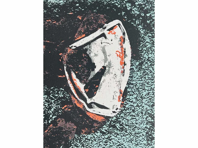 Veerle dupont - kaai 88 - kleurenlithografie - afbeelding 3 van  7