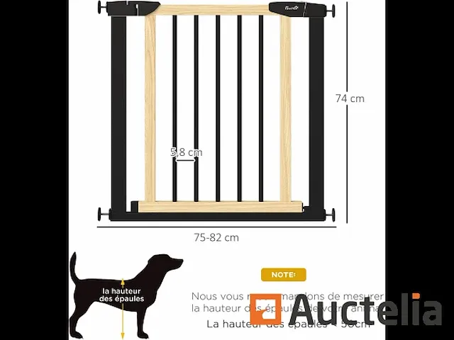 Veiligheids heras bouwhek voor hondendieren zonder piercing - afbeelding 1 van  9