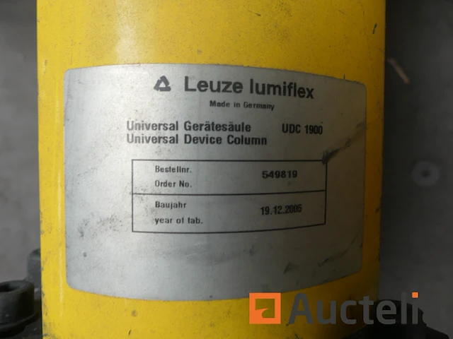 Veiligheids lamp gordijn leuze compact plus - afbeelding 5 van  9