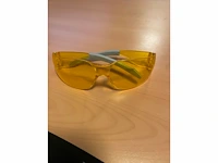 Veiligheidsbrillen 100 st orange - afbeelding 2 van  3