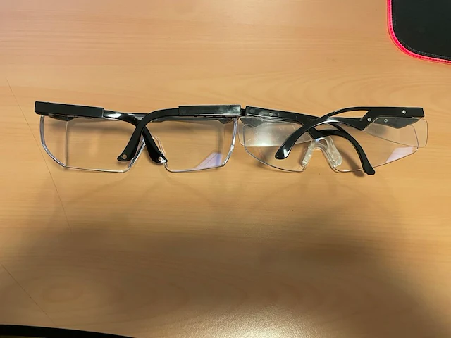 Veiligheidsbrillen 100 st zwart - afbeelding 3 van  3