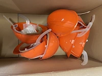 Veiligheidshelm oranje - 9st - afbeelding 3 van  3