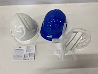 Veiligheidshelmen jsp blauw/wit - afbeelding 1 van  4