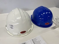 Veiligheidshelmen jsp blauw/wit - afbeelding 2 van  4