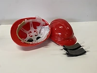 Veiligheidshelmen rood - 12st - afbeelding 3 van  4