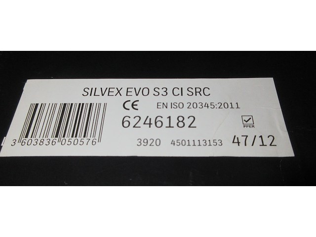 Veiligheidslaarzen honeywell silvex evo s3 ci src 6246182 maat 47 - afbeelding 2 van  3