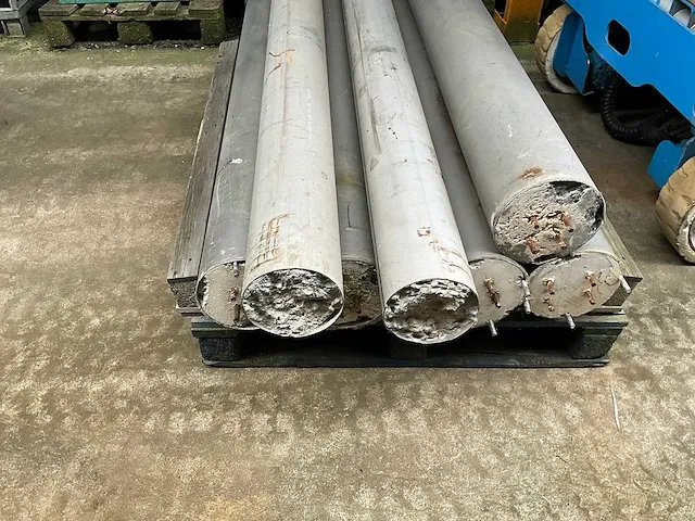 Veiligheidspalen inox 7 stuks - afbeelding 2 van  3