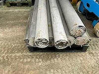 Veiligheidspalen inox 7 stuks - afbeelding 2 van  3