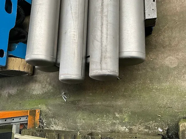 Veiligheidspalen inox 7 stuks - afbeelding 3 van  3