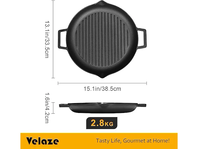 Velaze inductie grillpan - afbeelding 2 van  4