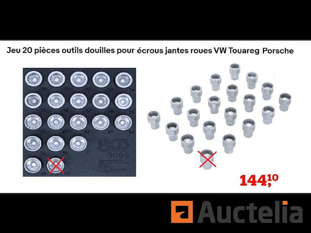 Velvelingbussen voor porsche en vw touareg bgs 9099 - afbeelding 1 van  1