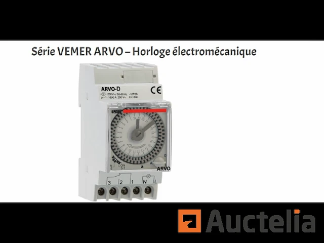 Vemer vp882500 arvo-d elektromechanische schakelklok - afbeelding 2 van  4