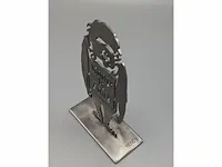 Vendi - sculptuur eerbetoon aan banksy - keep it real - afbeelding 3 van  4