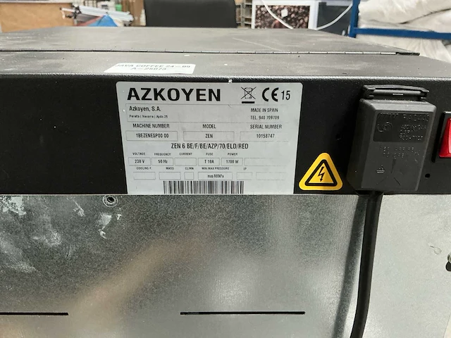 Vending koffiemachine azkoyen - afbeelding 5 van  15