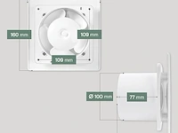 Vent systems elektrische 2-traps ventilator (100 mm) - afbeelding 4 van  5