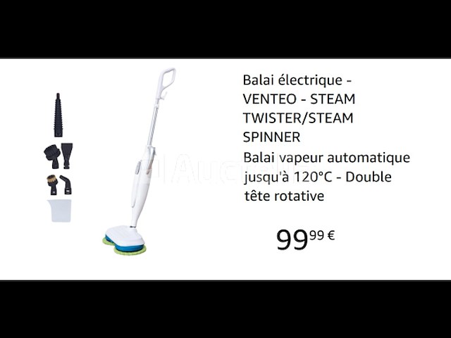 Venteo steam twister elektrische bezem - afbeelding 1 van  1