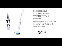 Venteo steam twister elektrische bezem - afbeelding 1 van  1