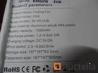 Ventilateur dépliable opvouwbare ventilator p9s - afbeelding 2 van  3