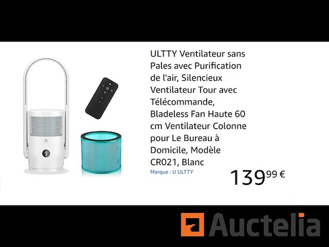 Ventilator - luchtreiniger ultty cr021 - afbeelding 1 van  2