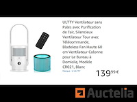 Ventilator - luchtreiniger ultty cr021 - afbeelding 1 van  2