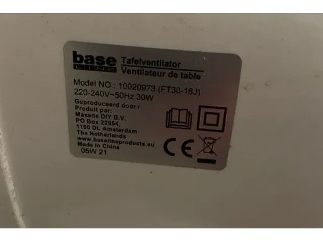 Ventilator base - afbeelding 2 van  3