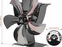 Ventilator kachel warmte aangedreven - afbeelding 2 van  3