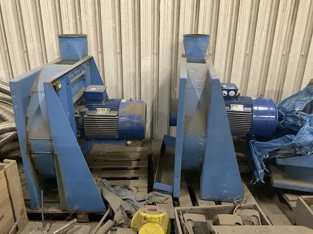 Ventilator voor blaastransport (2x) - afbeelding 1 van  5