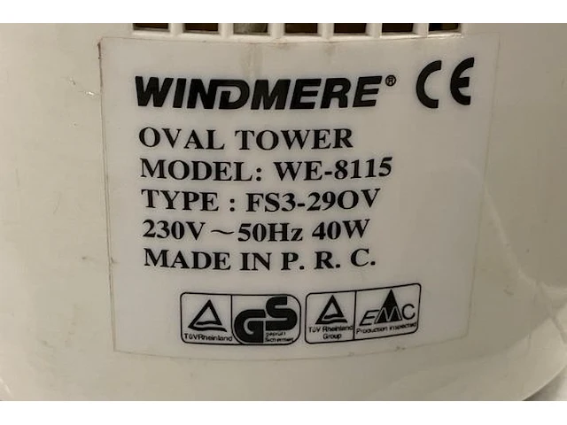 Ventilator windmere - afbeelding 4 van  4